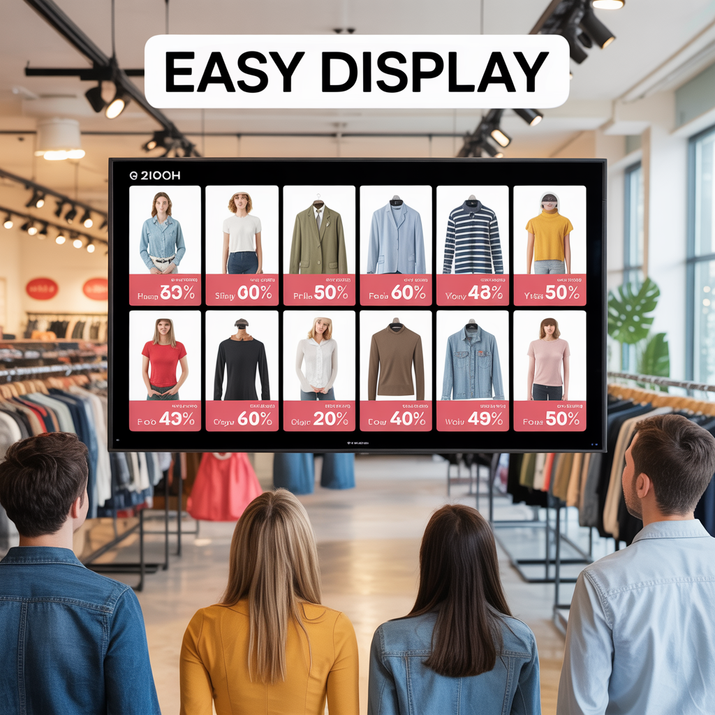 Clothes Shop showing offers